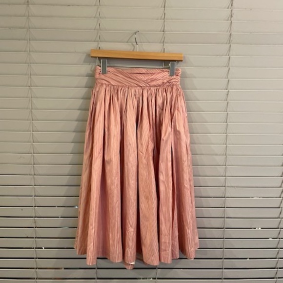J.McLaughlin Pink High Waisted Formal Skirt - Picture 2 of 8